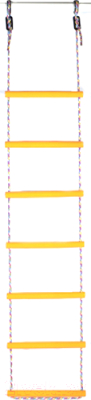 Лестница веревочная Формула здоровья ЛВ7-2В (D=25, желтый)