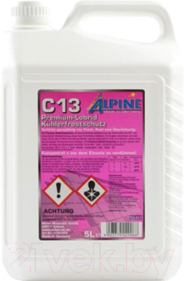 

Антифриз ALPINE, Фиолетовый, Kuhlerfrostschutz C13 / 0101352