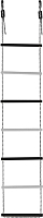 Лестница веревочная Формула здоровья ЛВ7-4В (D=25, черный/белый) - 
