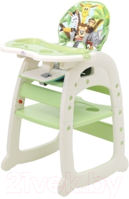 Стульчик для кормления Polini Kids 460 (зеленый)