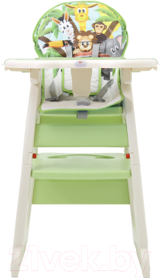 Стульчик для кормления Polini Kids 460 (зеленый)