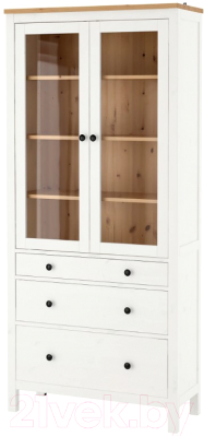 

Шкаф с витриной Ikea, Хемнэс 904.135.05
