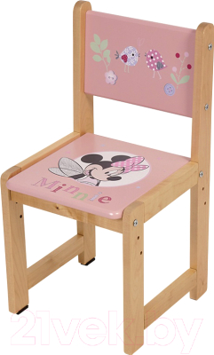 Комплект мебели с детским столом Polini Kids Disney Baby. 400 SM Минни Маус (розовый)