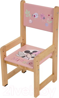 Комплект мебели с детским столом Polini Kids Disney Baby. 400 SM Минни Маус (розовый)