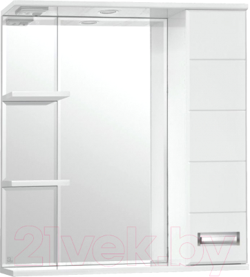 Шкаф с зеркалом для ванной Style Line Ирис 70 (с подсветкой)