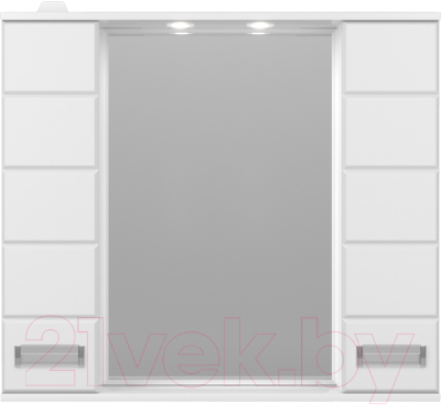 Шкаф с зеркалом для ванной Style Line Ирис 90 (с подсветкой)