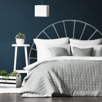 Набор текстиля для спальни Pasionaria Конни 160x220 с наволочками (серый) - 