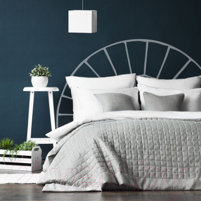 Набор текстиля для спальни Pasionaria Конни 160x220 с наволочками (серый)