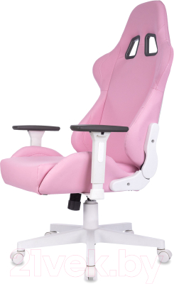 Кресло геймерское Бюрократ Zombie Neo (розовый/белый)