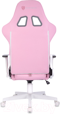 Кресло геймерское Бюрократ Zombie Neo (розовый/белый)