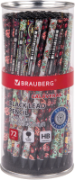 Набор простых карандашей Brauberg Calaveras / 880756 (72шт) - 