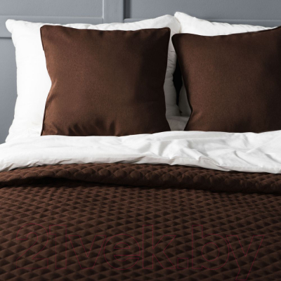 Набор текстиля для спальни Pasionaria Каспиан 160x220 с наволочками (коричневый)