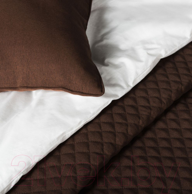 Набор текстиля для спальни Pasionaria Каспиан 230x250 с наволочками (коричневый)