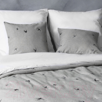 Набор текстиля для спальни Pasionaria Прайм 160x220 с наволочками (серый/бежевый)