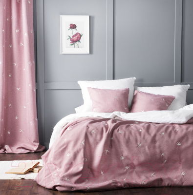 Набор текстиля для спальни Pasionaria Прайм 160x220 с наволочками (розовый)