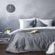 Набор текстиля для спальни Pasionaria Флэш 230x250 с наволочками (серый) - 