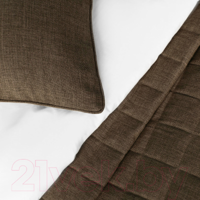 Набор текстиля для спальни Pasionaria Джерри 160x220 с наволочками (коричневый)