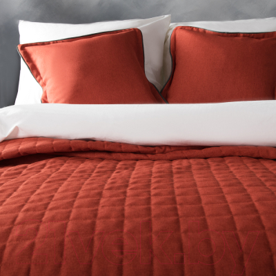 Набор текстиля для спальни Pasionaria Ибица 160x220 с наволочками (терракотовый)