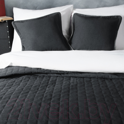 Набор текстиля для спальни Pasionaria Ибица 160x220 с наволочками (темно-серый)