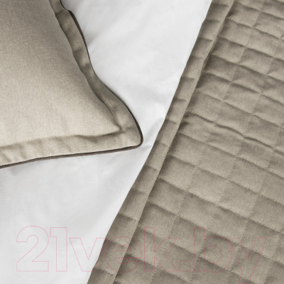 Набор текстиля для спальни Pasionaria Ибица 160x220 с наволочками (бежевый/коричневый)