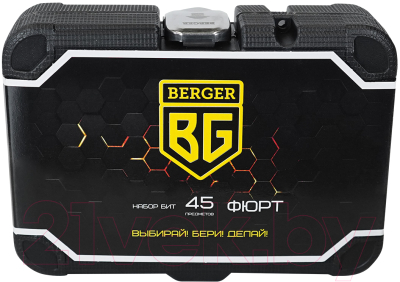 Набор отверток BERGER BG2185 (45 предметов)