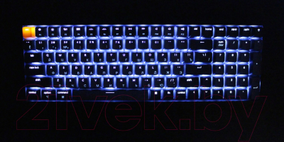 Клавиатура Keychron K4 Black White Led Gateron G Pro Red Switch / K4-A1-RU