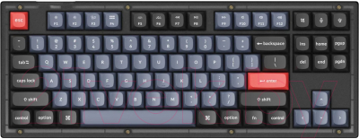 Клавиатура Keychron V3 Frosted Black RGB Hot-Swap Keychron K Pro Red Switch/V3-A1-RU