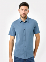 Рубашка Mark Formelle 111841 (р.100-170/176, серо-синий) - 