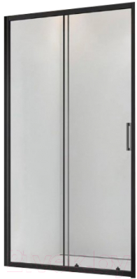 Душевая дверь Veconi 120x185 / VN46B-120-01-C5 (стекло прозрачное/черный)