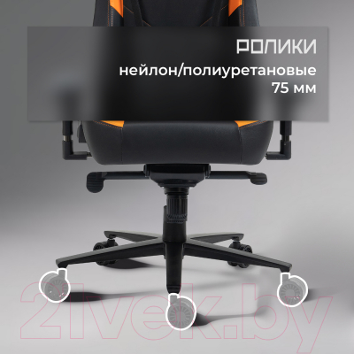 Кресло геймерское Evolution Project A (черный/белый)