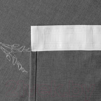 Комплект штор Pasionaria Лука 290x270 с подхватами (серый)