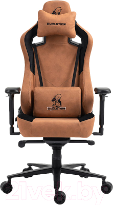 Кресло геймерское Evolution Project A Fabric (коричневый)