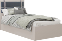 Односпальная кровать Аквилон Чарли №900М (кашемир) - 