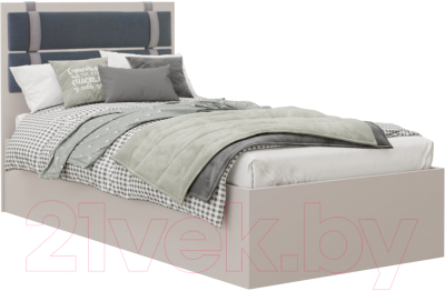 Односпальная кровать Аквилон Чарли №900М (кашемир)
