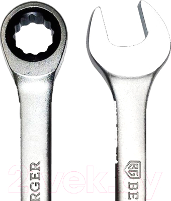 Набор ключей BERGER Комбинированных трещоточных 8-19мм / BG1110 (7 предметов в матерчатом чехле)