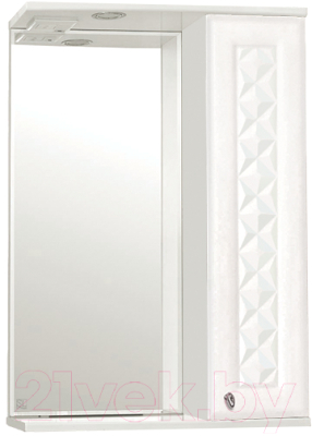 Шкаф с зеркалом для ванной Style Line Канна 55 (с подсветкой)