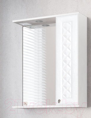 Шкаф с зеркалом для ванной Style Line Канна 65 (с подсветкой)