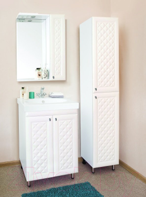 Шкаф с зеркалом для ванной Style Line Канна 70 (с подсветкой)