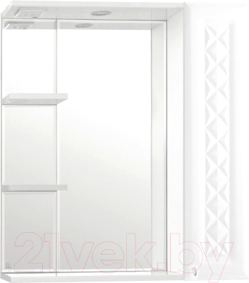 Шкаф с зеркалом для ванной Style Line Канна 80 (с подсветкой)