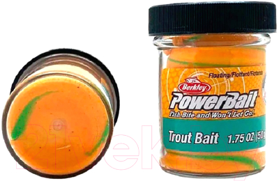 Прикормка рыболовная Berkley Fishing PowerBait Trout Bait Triple Swirls Crazy Carnival / 1543409