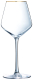 Миниатюра изображения товара Набор бокалов Cristal d'Arques Ultime Bord Or P7630 (4шт)