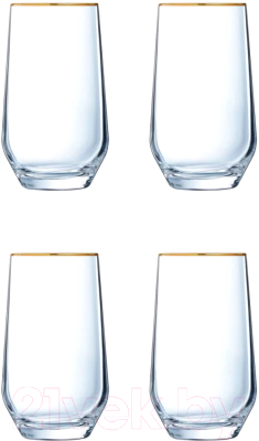 Набор стаканов Cristal d'Arques Ultime Bord Or P7632 (4шт)