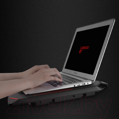 Подставка для ноутбука Havit HV-F2081 (черный/красный)