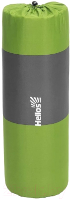 Туристический коврик Helios 188x60x3 / HS-003 (салатовый/серый)
