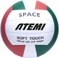 Мяч волейбольный Atemi Space (зеленый/белый/красный) - 