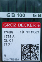 Набор игл для промышленной швейной машины Groz-Beckert DLx1 130 R GB-10 (универсальные) - 