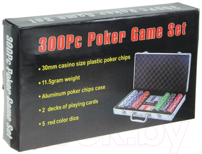 Набор для покера Sima-Land Карты 2 колоды, фишки 200шт / 440632