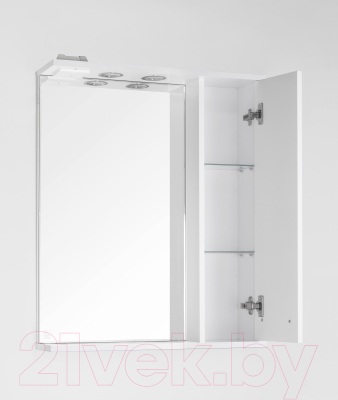 Шкаф с зеркалом для ванной Style Line Венеция 65см (с подсветкой)