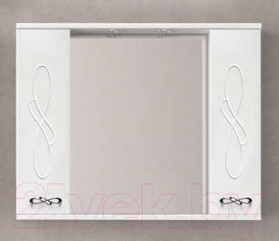 Шкаф с зеркалом для ванной Style Line Венеция 90см (с подсветкой)
