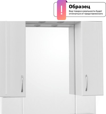 

Шкаф с зеркалом для ванной, Неаполь 100